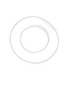 White escutcheon Ø100- UBBINK - 710265