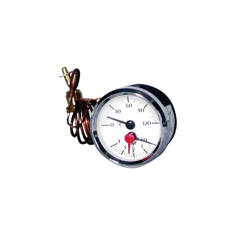 Manothermomete dial, 0 120°c 0 6bars ø58mm 1500- DIFF - 606017