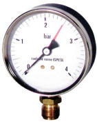 Water steam manometer 0 4 bars Ø80mm m3/8"- DIFF - 606120 Water steam manometer 0 4 bars Ø80mm m3/8"- DIFF - 606120