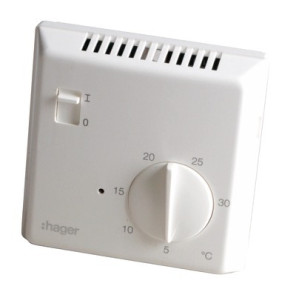 Electronic thermostat hager electronic 25513- HAGER - 25513