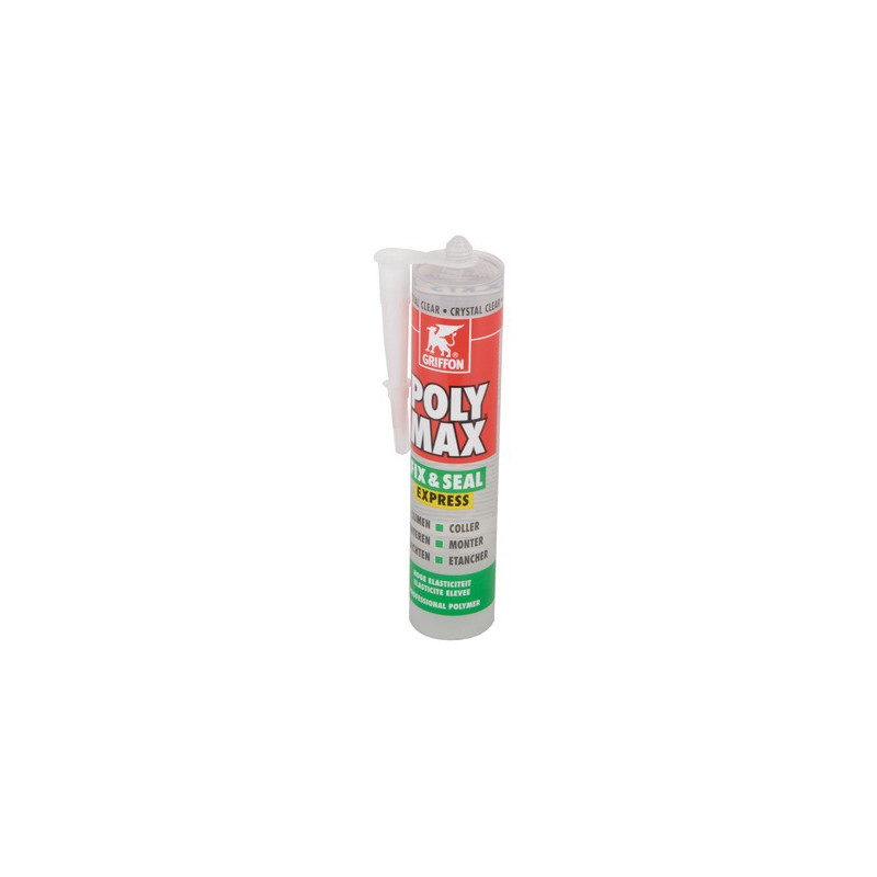 Poly Max Fix & Seal Express, crystal clear- GRIFFON - 6150452