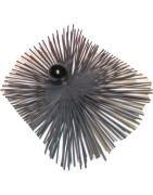 Steel square roller brush with ball 230mm x 340mm- DIFF - 904236