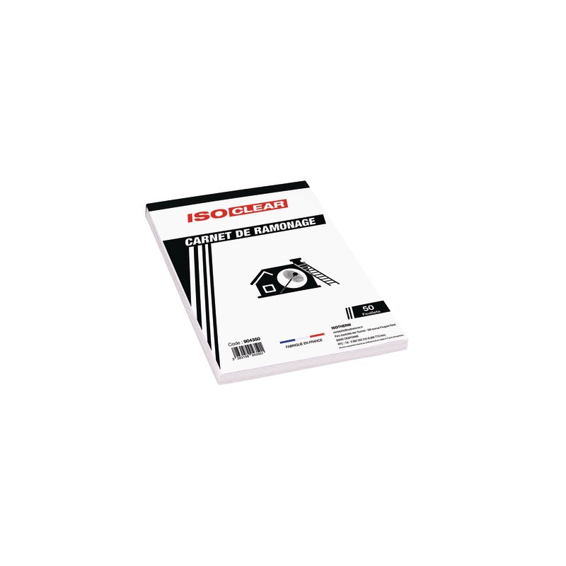 Chimney sweep logbook- ISOCLEAR - 904350