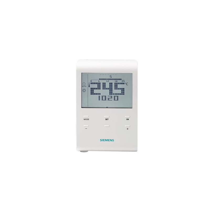Room prog thermostat with batteries- SIEMENS - RDE100.1
